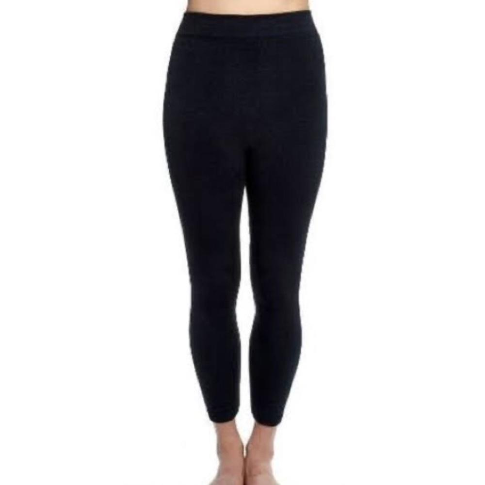 Fleece-Lined Seamless Leggings, Ribbon